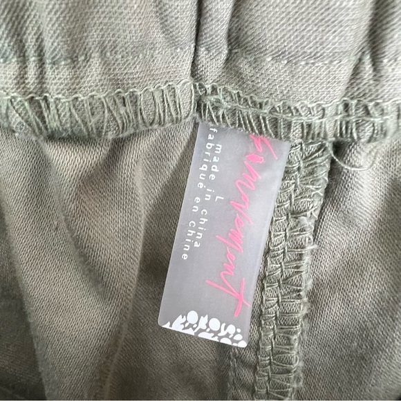 Free People Green Voyage Utility movement Cargo Pant in Cowboy - Picture 5 of 6